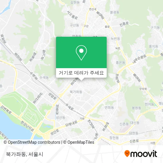 북가좌동 지도