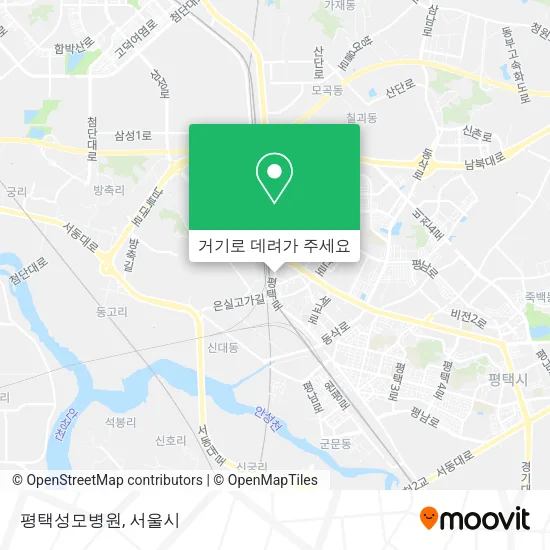평택성모병원 지도