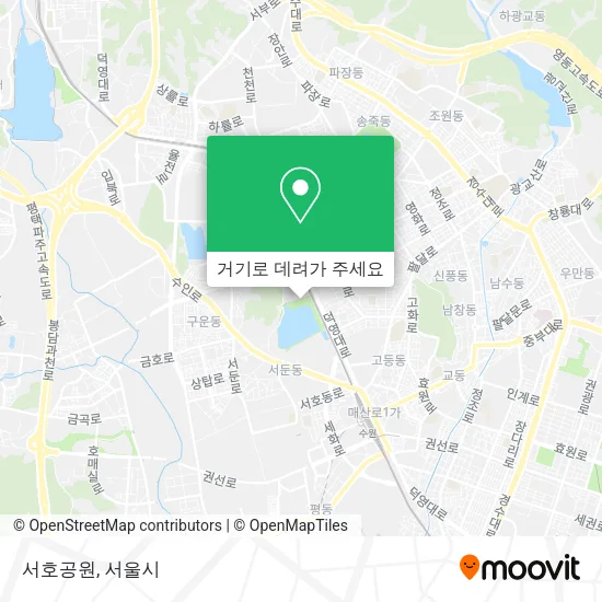 서호공원 지도