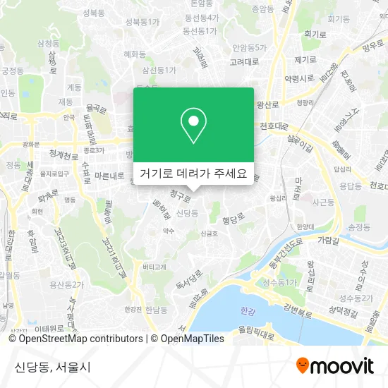 신당동 지도
