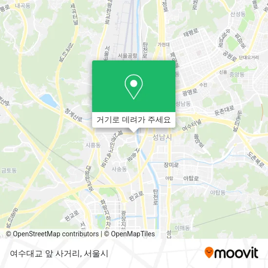 여수대교 앞 사거리 지도