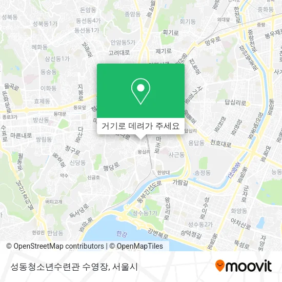 성동청소년수련관 수영장 지도