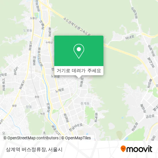 상계역 버스정류장 지도