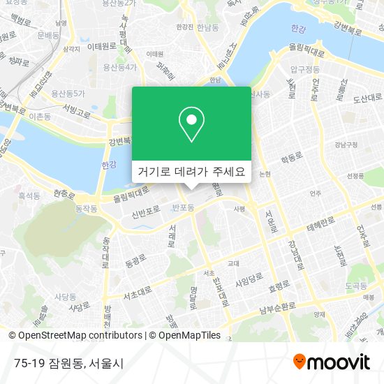 75-19 잠원동 지도