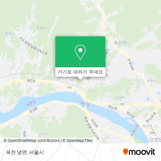 옥천 냉면 지도