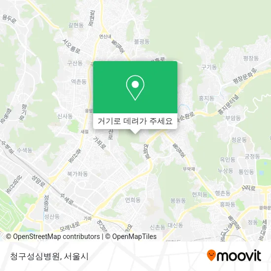 청구성심병원 지도