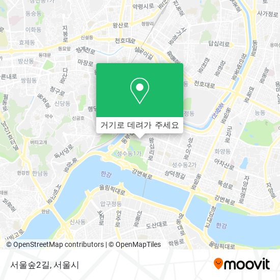 서울숲2길 지도