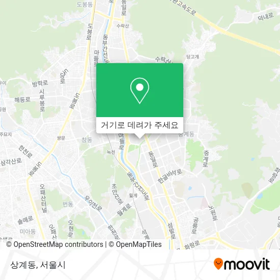 상계동 지도