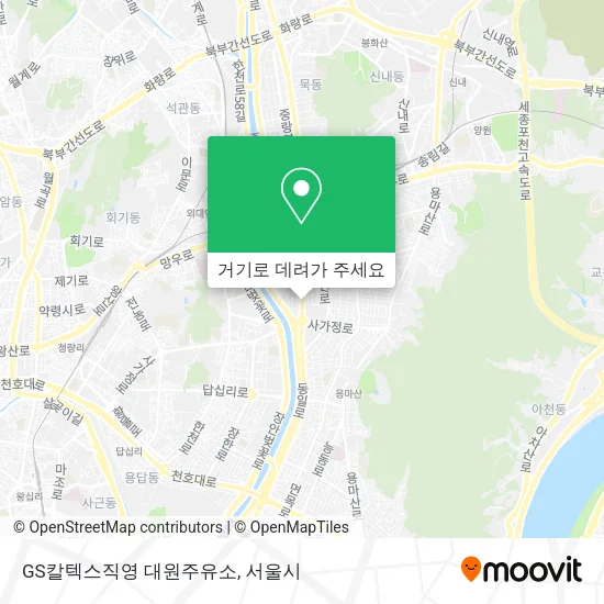 GS칼텍스직영 대원주유소 지도