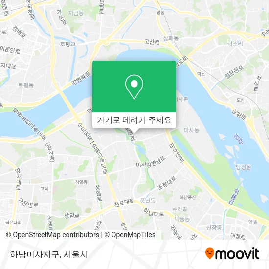 하남미사지구 지도