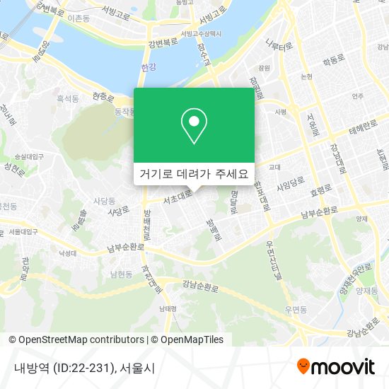 내방역 (ID:22-231) 지도