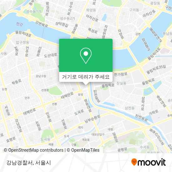 강남경찰서 지도