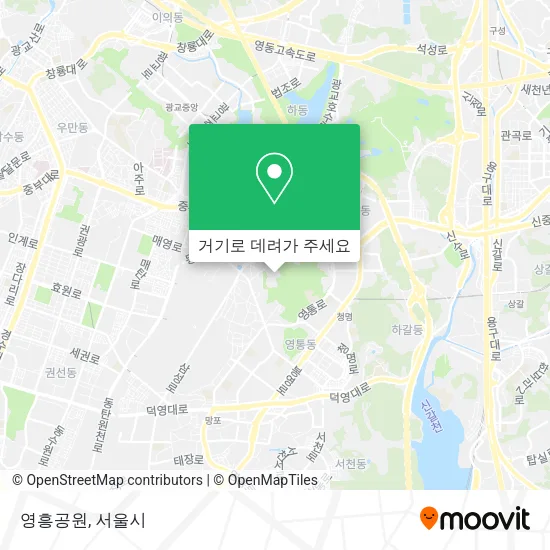 영흥공원 지도