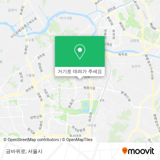 금바위로 지도