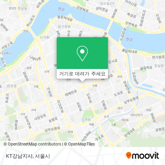 KT강남지사 지도
