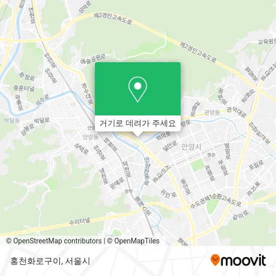 홍천화로구이 지도