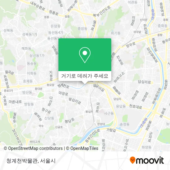 청계천박물관 지도
