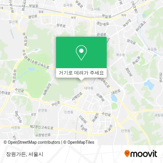 장원가든 지도