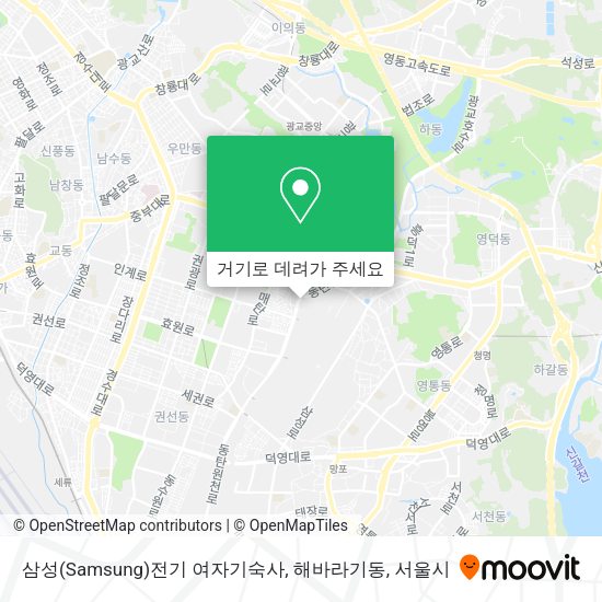 삼성(Samsung)전기 여자기숙사, 해바라기동 지도