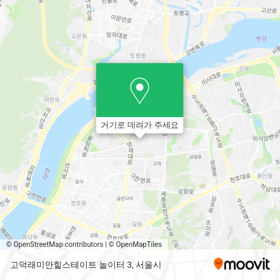 고덕래미안힐스테이트 놀이터 3 지도