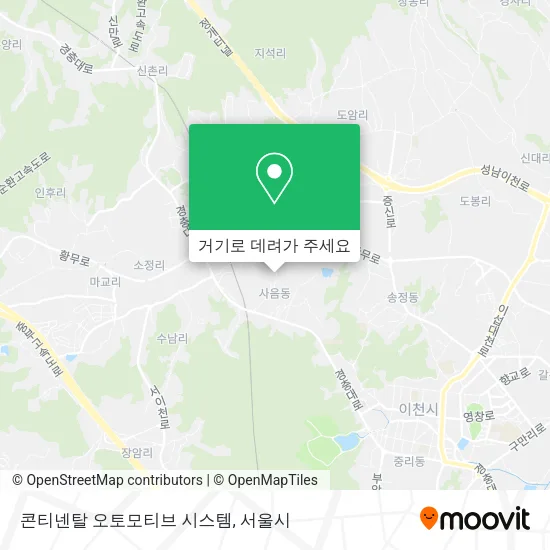 콘티넨탈 오토모티브 시스템 지도