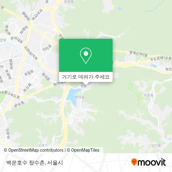 백운호수 장수촌 지도