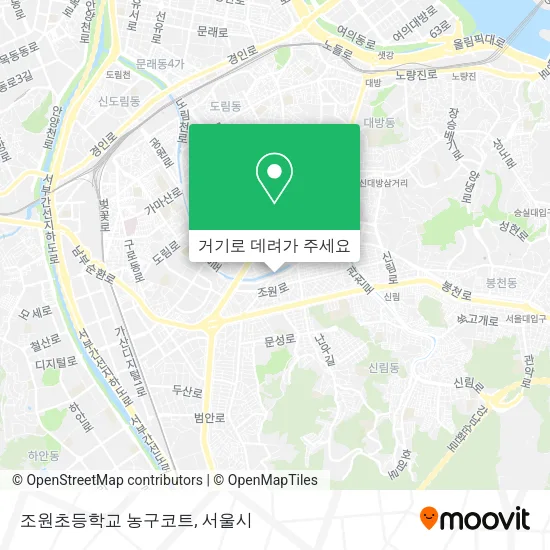 조원초등학교 농구코트 지도