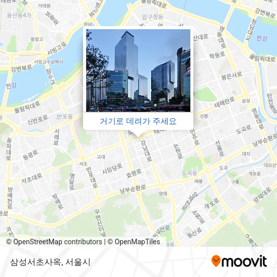 삼성서초사옥 지도