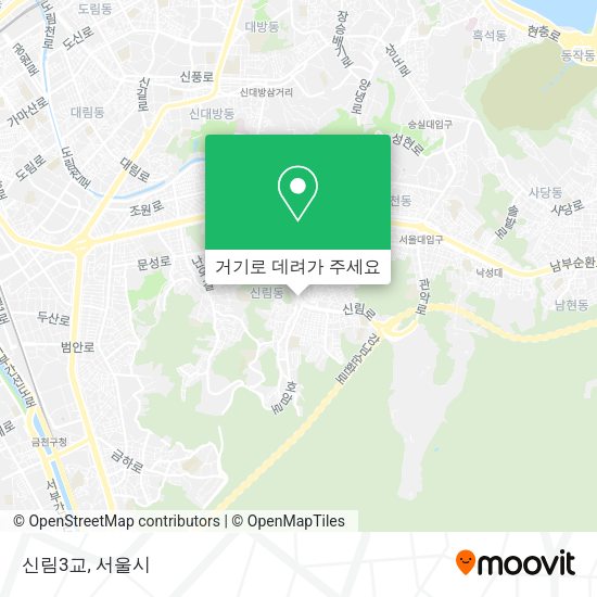 신림3교 지도