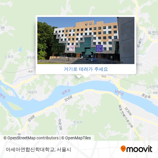 아세아연합신학대학교 지도