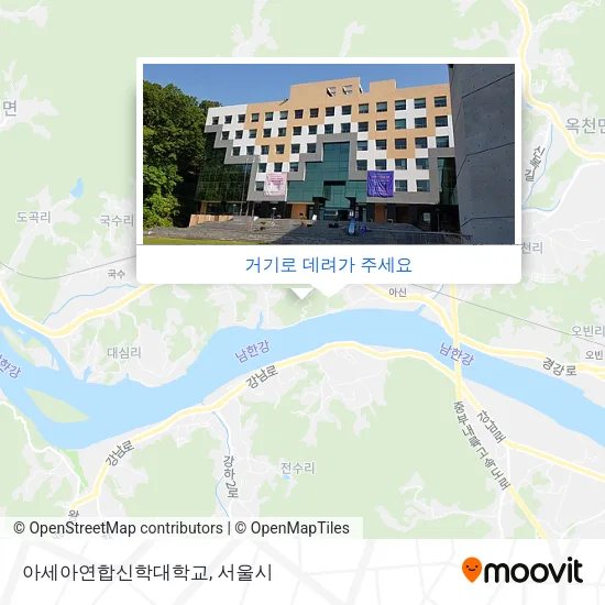 아세아연합신학대학교 지도