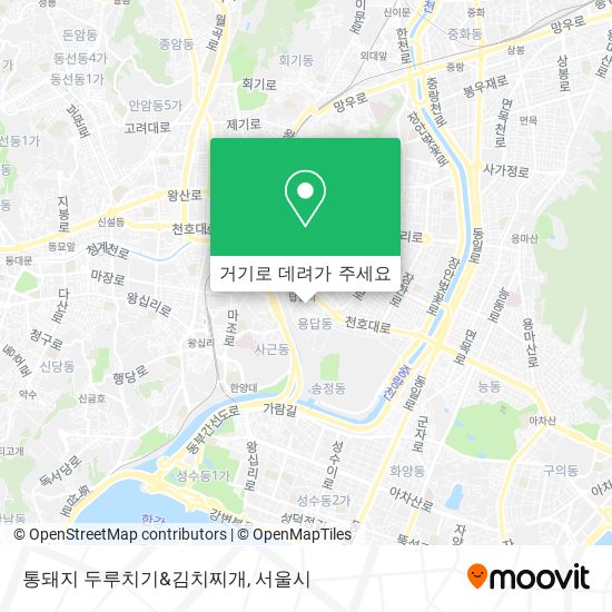 통돼지 두루치기&김치찌개 지도