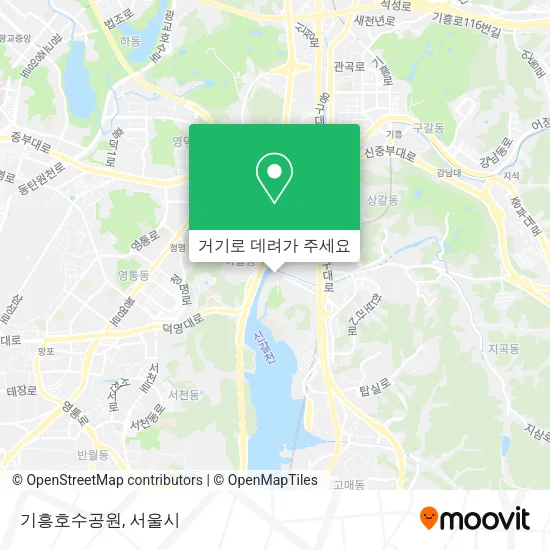 기흥호수공원 지도