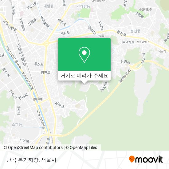 난곡 본가짜장 지도