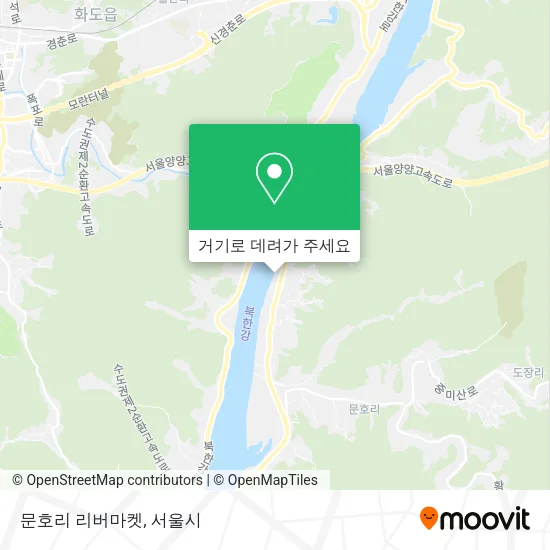 문호리 리버마켓 지도