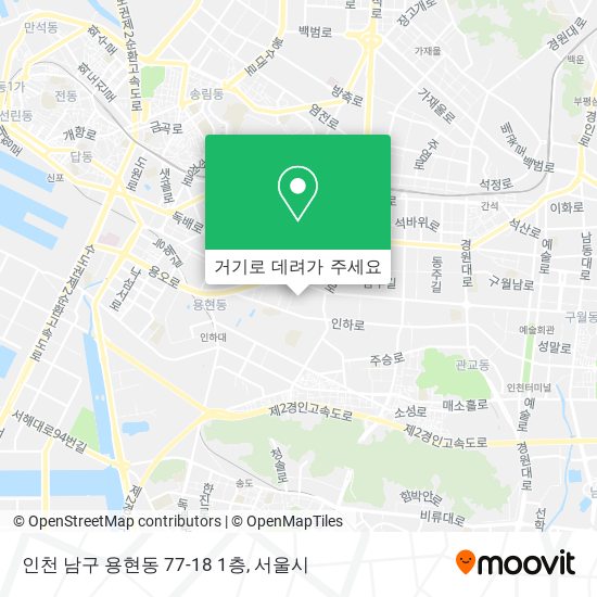 인천 남구 용현동 77-18 1층 지도