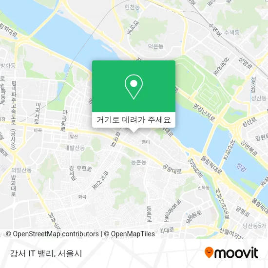 강서 IT 밸리 지도