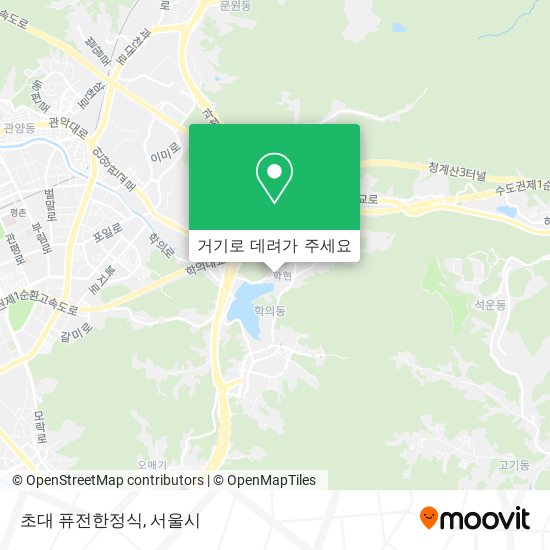 초대 퓨전한정식 지도