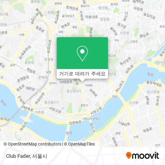 Club Fader 지도
