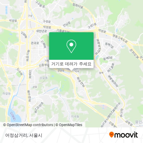 어정삼거리 지도