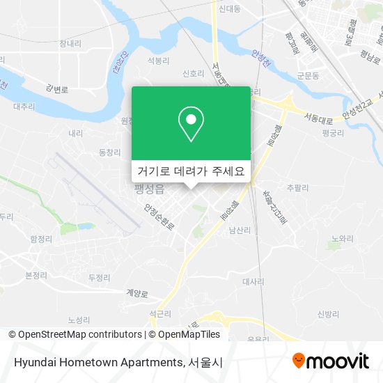 Hyundai Hometown Apartments 지도