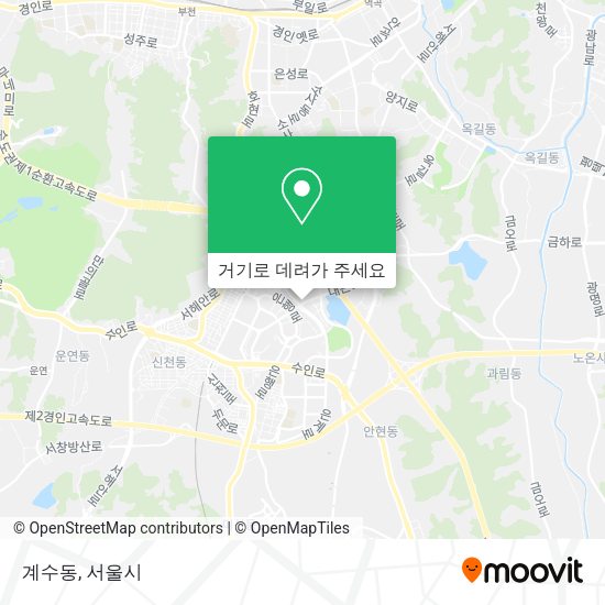 계수동 지도