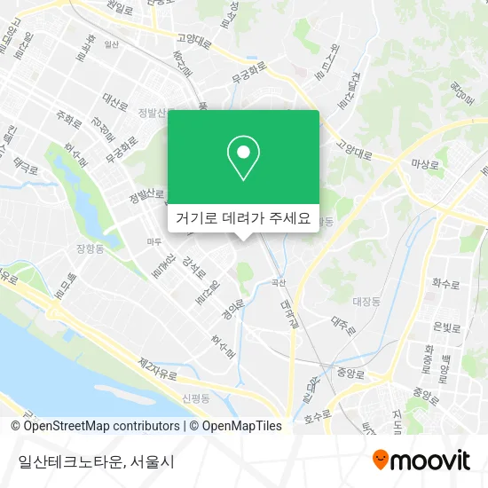 일산테크노타운 지도