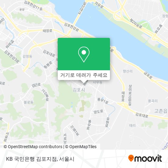 KB 국민은행 김포지점 지도