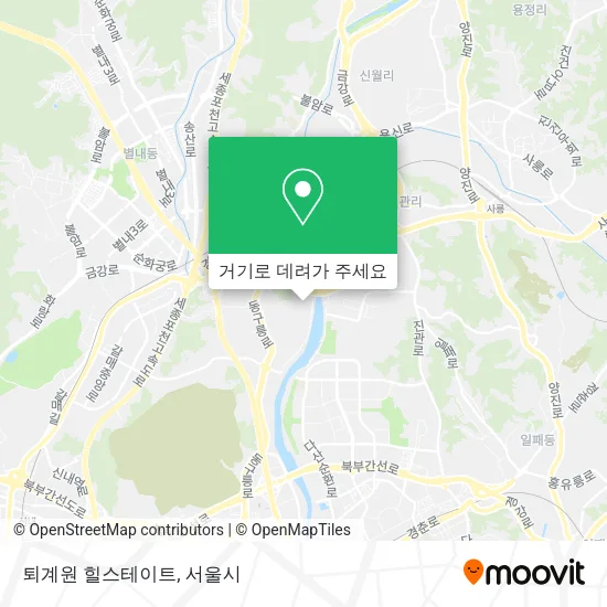 퇴계원 힐스테이트 지도