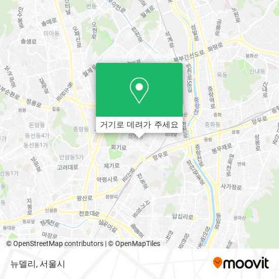 뉴델리 지도