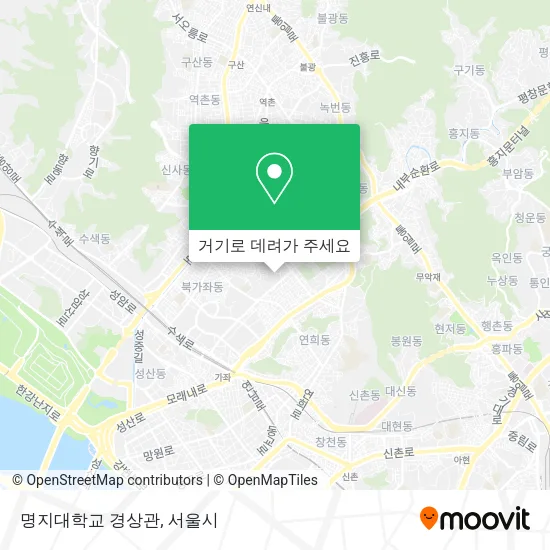 명지대학교 경상관 지도