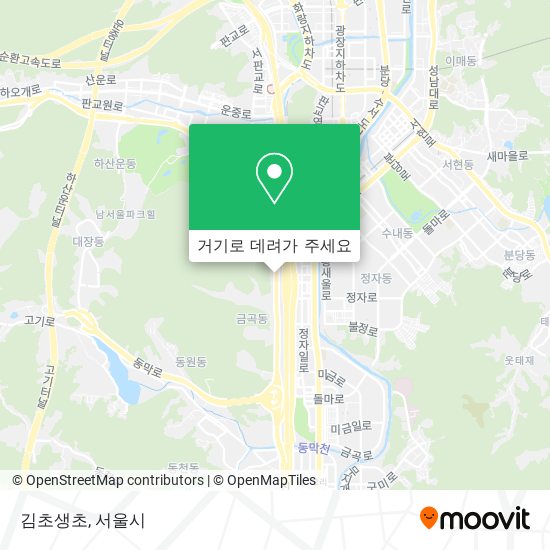 김초생초 지도
