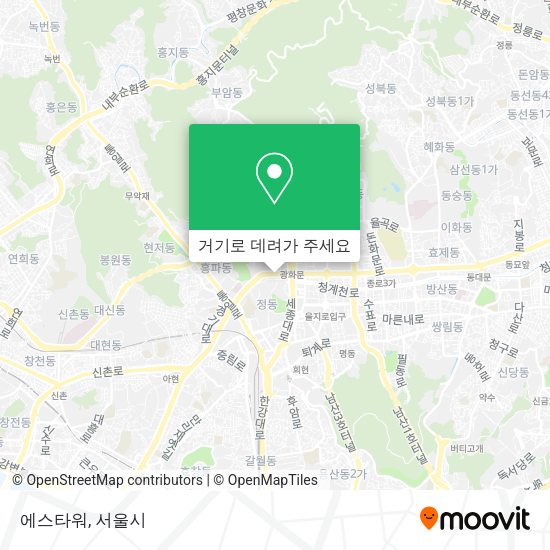 에스타워 지도
