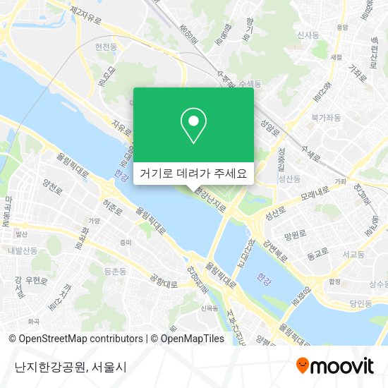 난지한강공원 지도